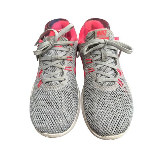 Nike Women's Flex Trainer 7 Gray/ Pink Running Shoes 898479-006 (Size US 7) - Picture 2 of 9